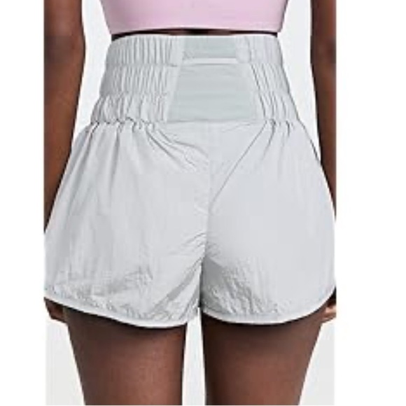 Free People The Way Home Short Silver White Size Small - Picture 2 of 7